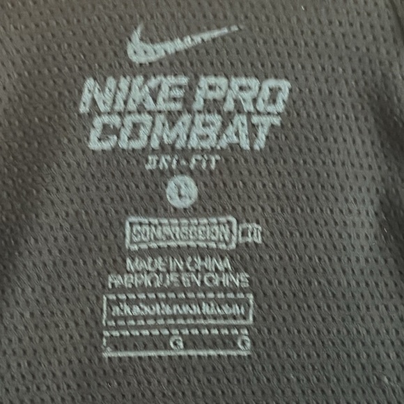 Nike Pro Combat Hyperstrong padded 4 pad compression football shirt dri-fit - Picture 11 of 12